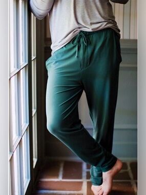 Unworn! Lake Bamboo Blend Lounge Pants in Conifer Green - Size Large